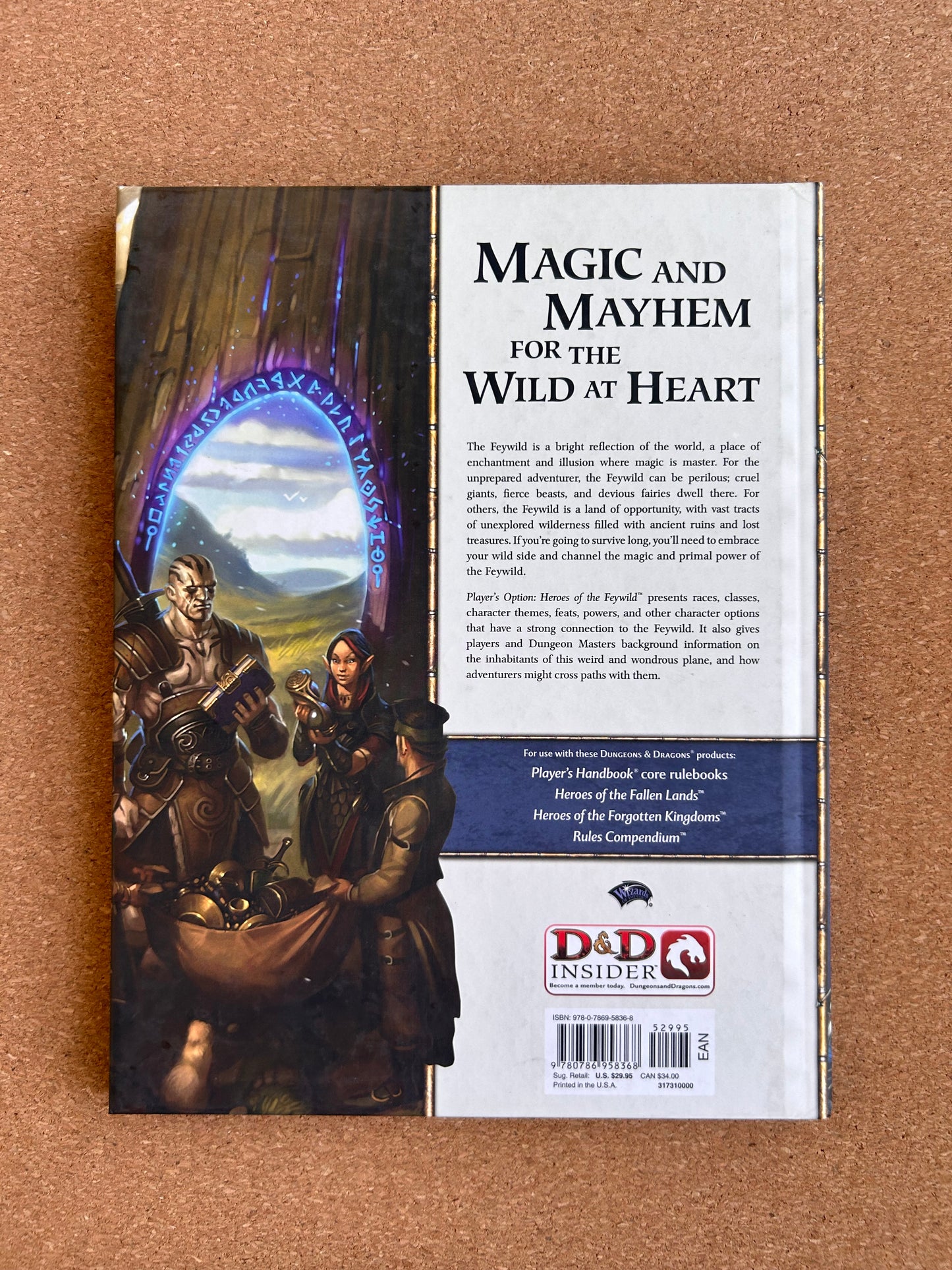 Dungeons & Dragons 4th Edition - Player’s Option: Heroes of the Feywild - WOTC Hardcover (2011)