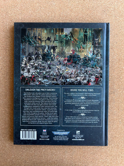 Warhammer 40K 9th Edition - Drukhari Codex - Hardcover (2021)