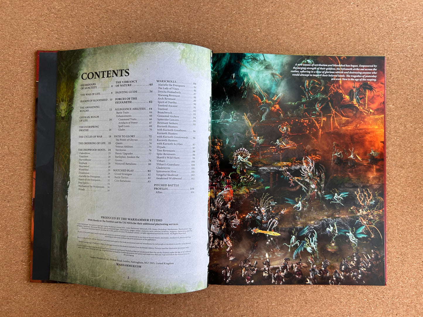 Warhammer Age of Sigmar 3rd Edition - Order Battletome Sylvaneth - Hardcover (2022)