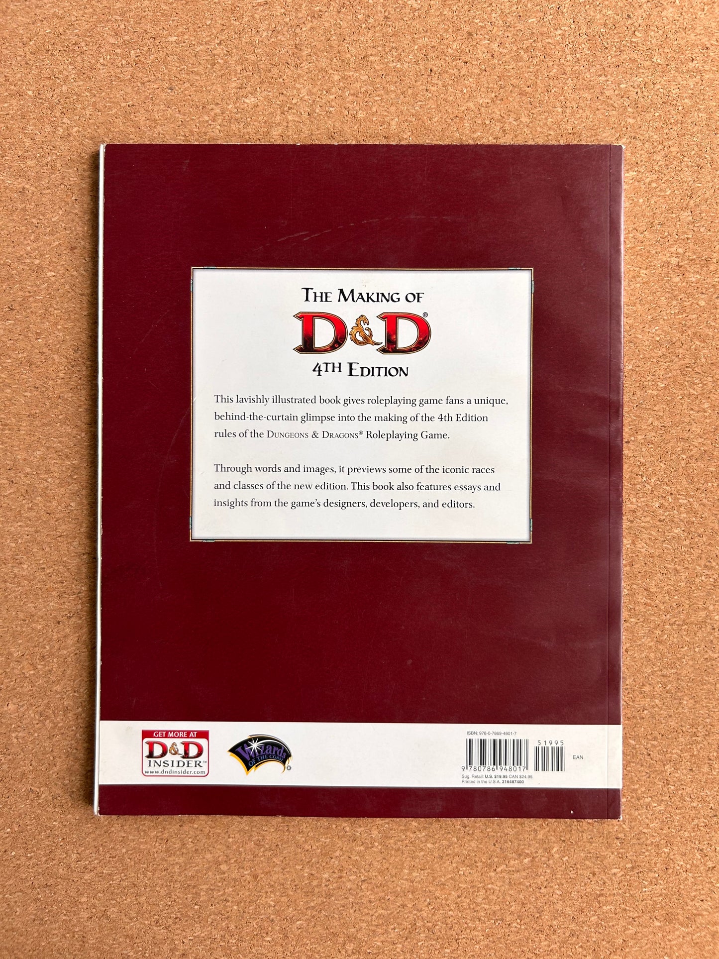 Dungeons & Dragons 4th Edition Preview - Wizards and Classes - WOTC Paperback (2007)