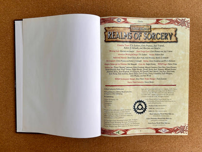 Warhammer Fantasy Roleplay 2nd Ed - Realms of Sorcery  - Black Library Hardcover (2005)