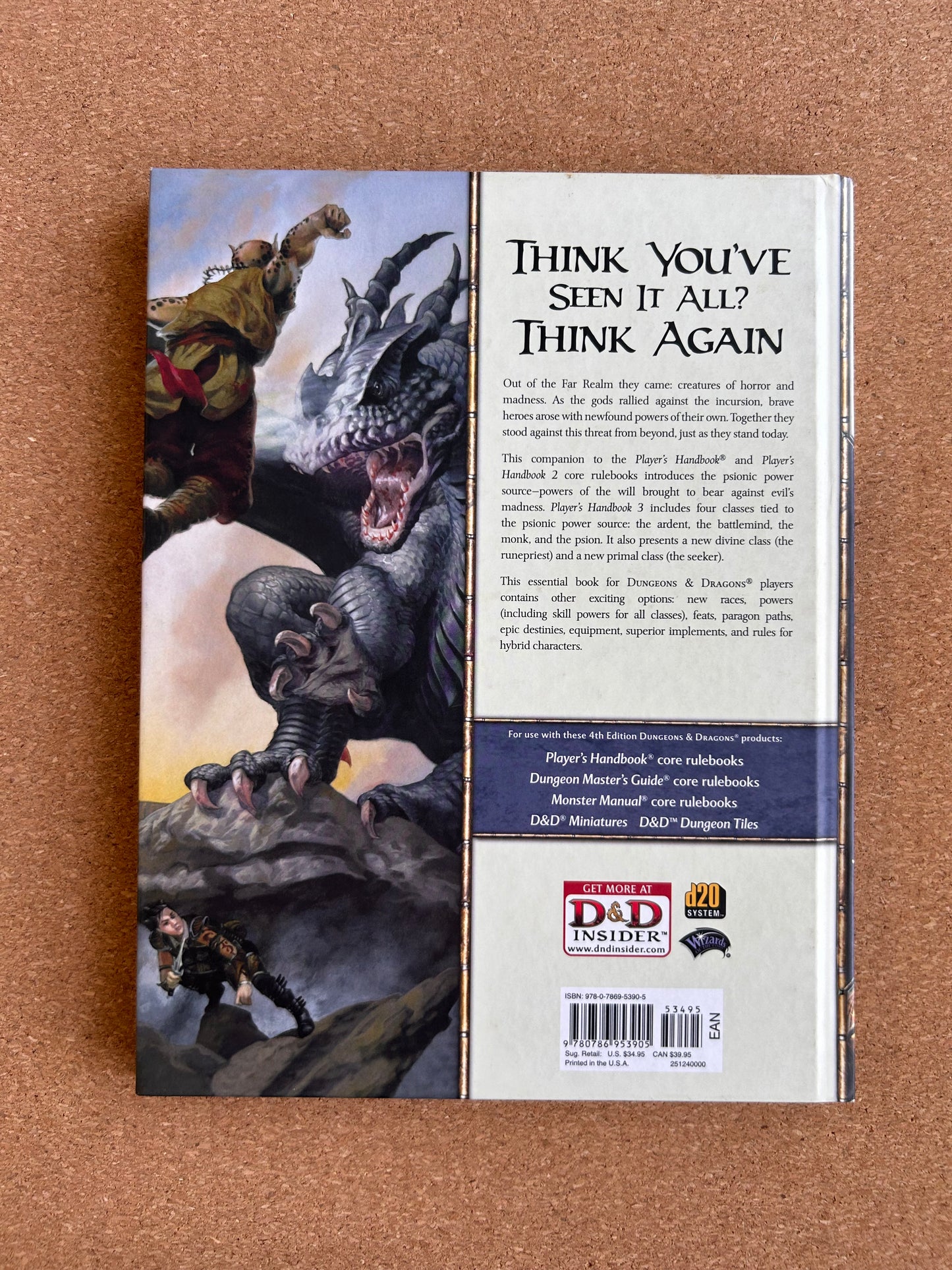 Dungeons & Dragons 4th Edition - Player’s Handbook 3 - WOTC Hardcover (2010)