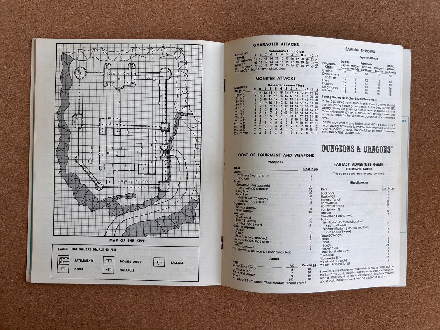 Dungeons & Dragons Module B2 - The Keep on the Borderlands - TSR9034 - Paperback (1981)