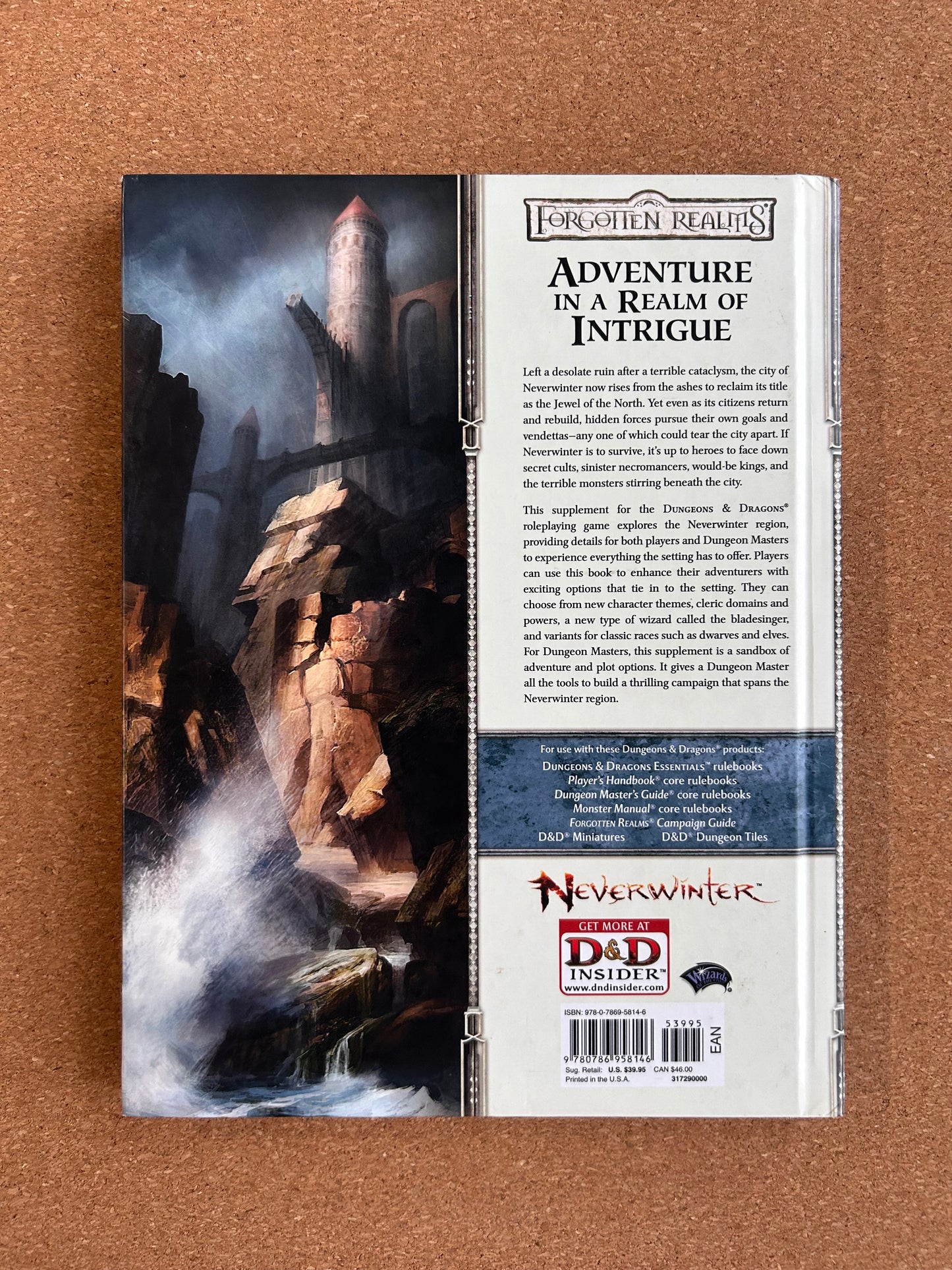 Dungeons & Dragons 4th Edition - Neverwinter Campaign Setting - WOTC Hardcover (2011)