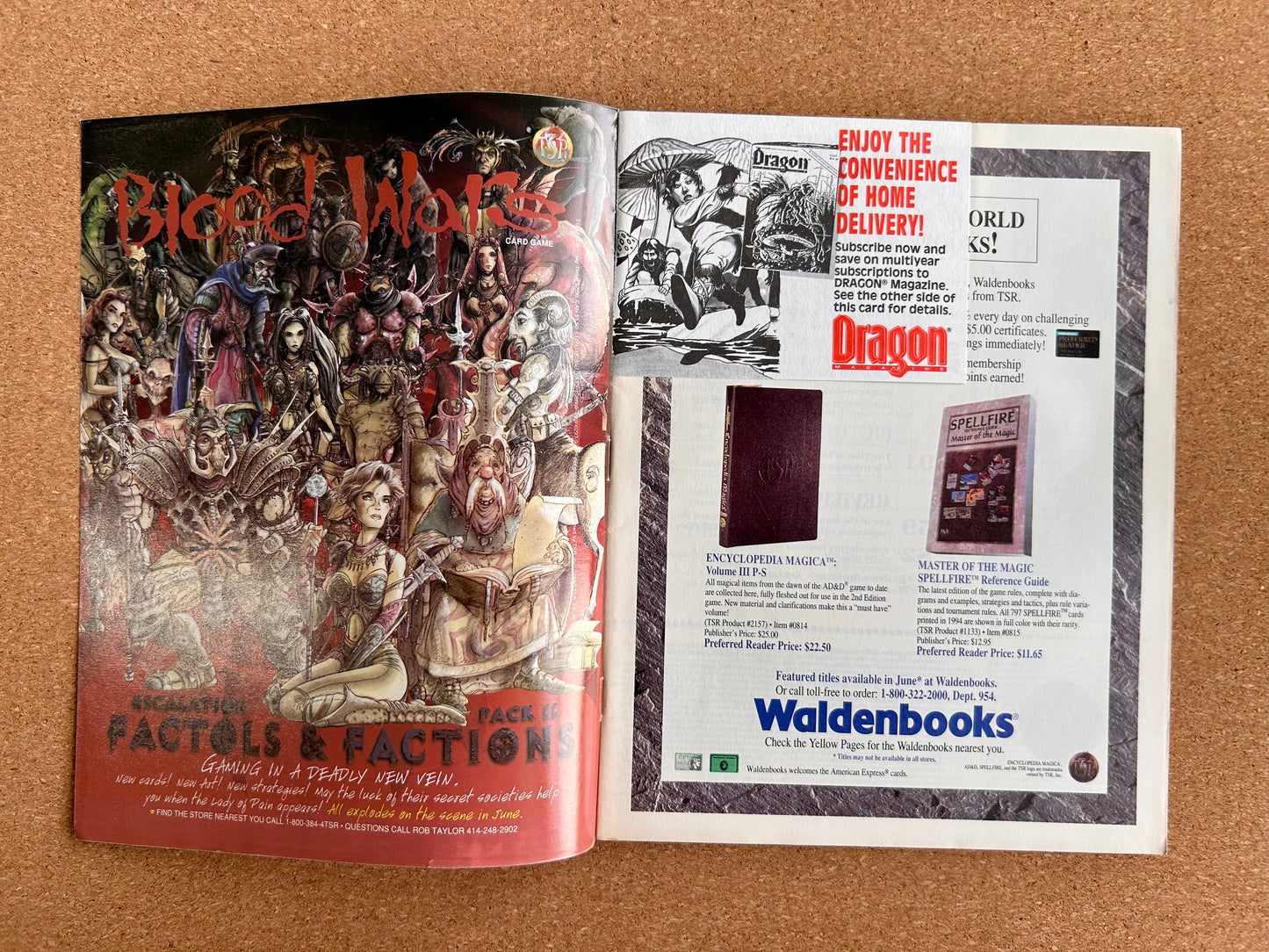 Dragon Magazine Issue #218 - TSR Magazine (June, 1995)