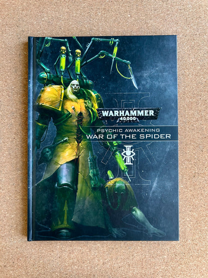 Warhammer 40K 8th Edition - Psychic Awakening War of the Spider - Games Workshop Hardcover (2020)