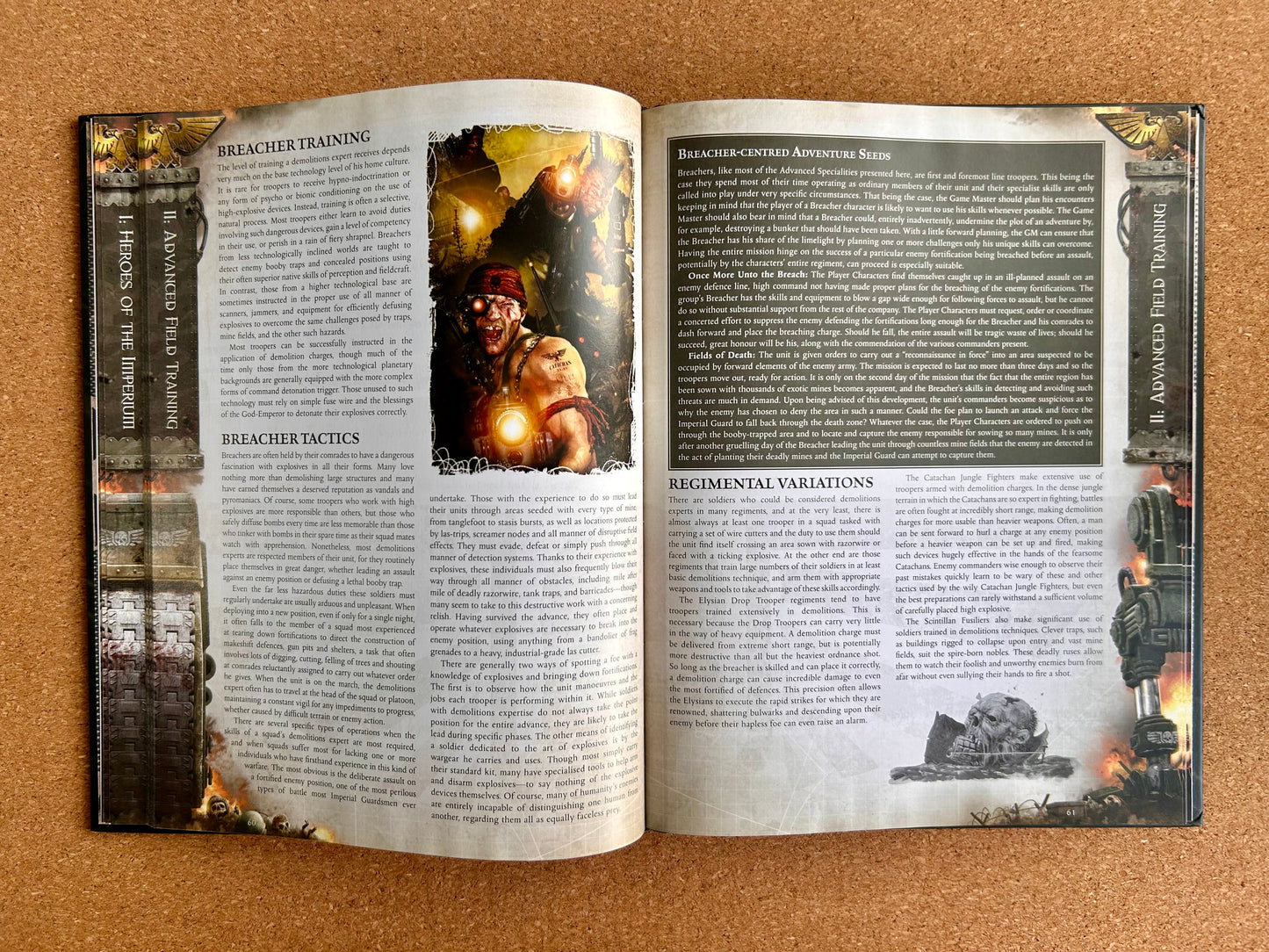 Warhammer 40K Roleplay: Only War - Hammer of the Emperor - Hardcover (2013)