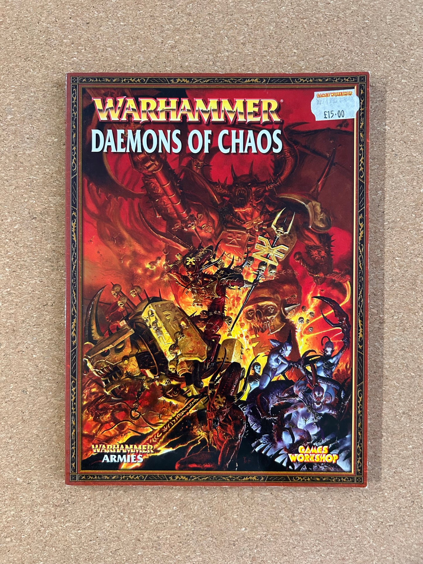 Warhammer Fantasy Armies Codex - Daemons of Chaos - Games Workshop Paperback (2007)