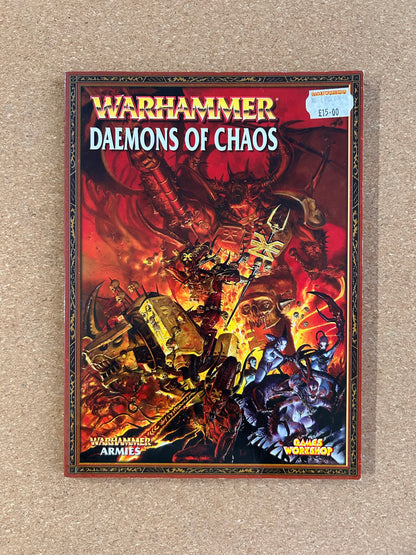 Warhammer Fantasy Armies Codex - Daemons of Chaos - Games Workshop Paperback (2007)