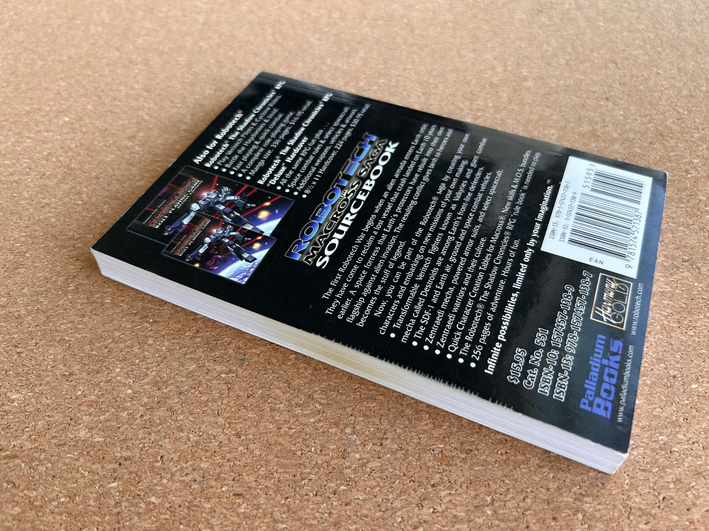 Robotech The Macross Saga Sourcebook - Palladium Books Paperback Pocket Size (2008
