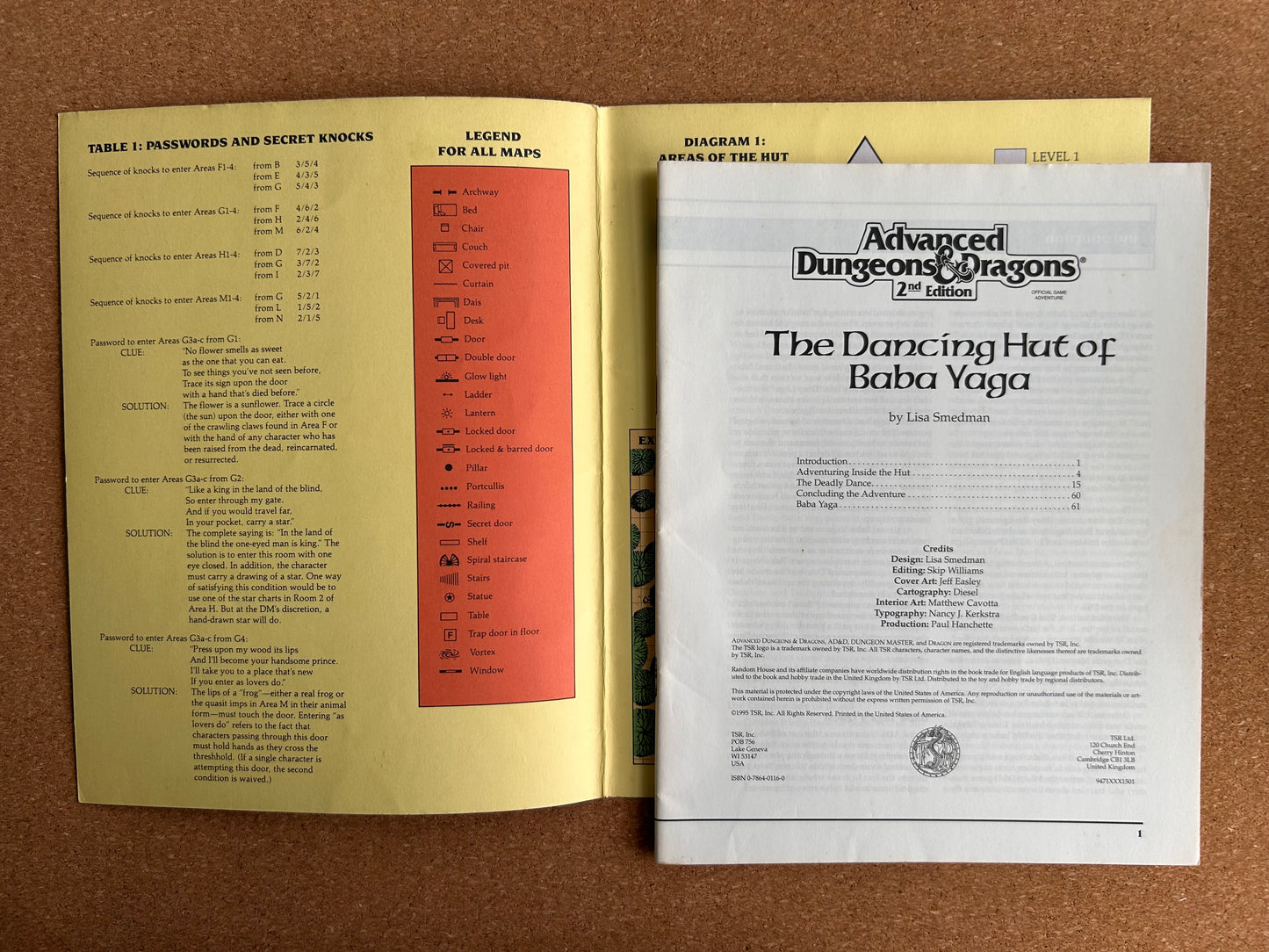 Advanced Dungeons & Dragons - The Dancing Hut of Baba Yaga - TSR9471 - Paperback (1995)