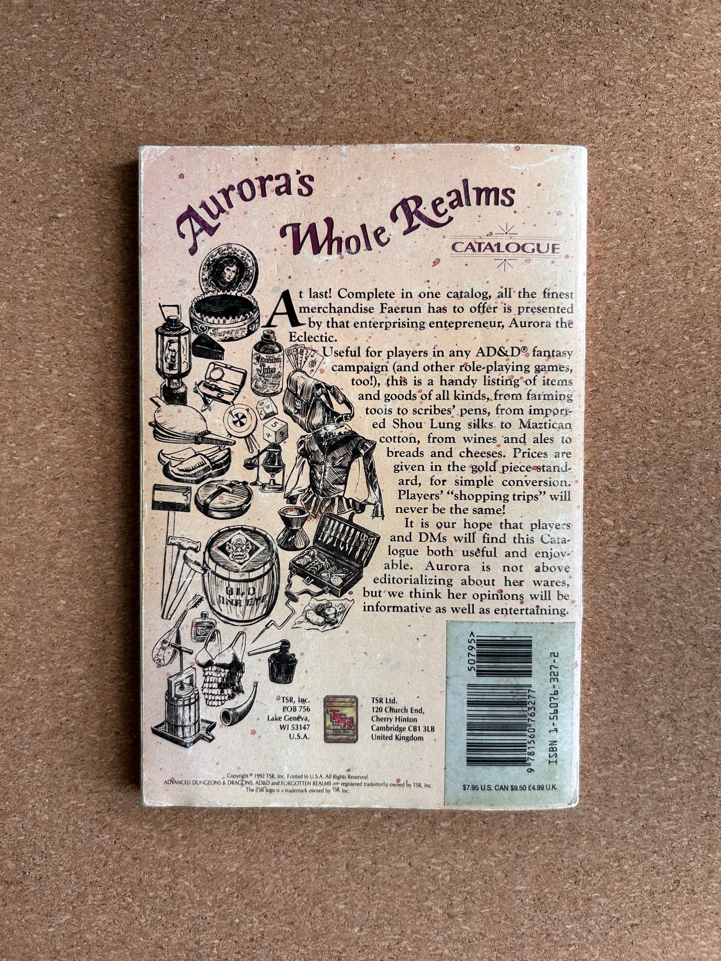 Advanced Dungeons & Dragons Forgotten Realms - Aurora’s Whole Realms Accessory TSR9358 - Paperback (1992)