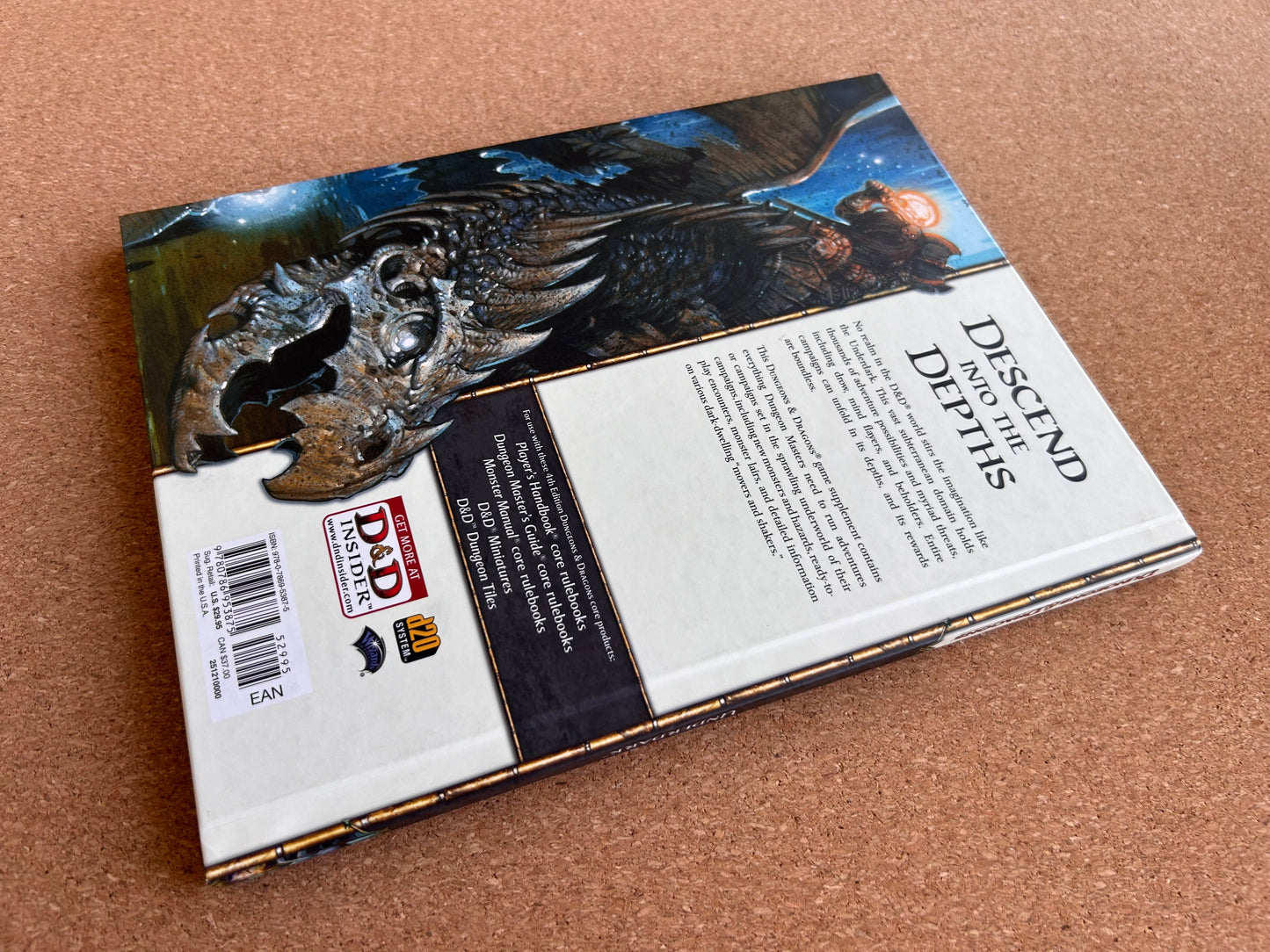 Dungeons & Dragons 4th Edition - Underdark - WOTC Hardcover (2010)