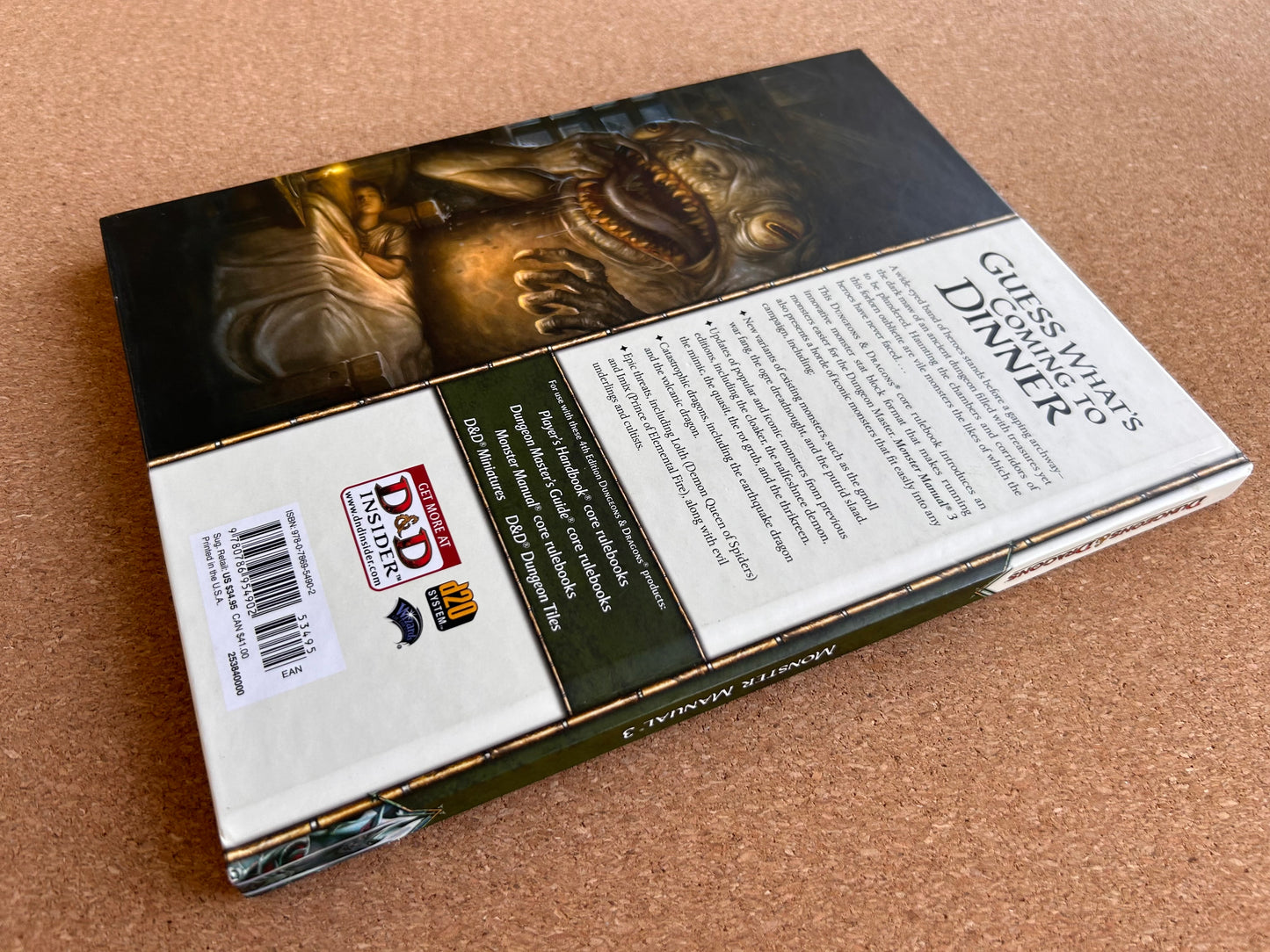 Dungeons & Dragons 4th Edition - Monster Manual 3 - WOTC Hardcover (2010)
