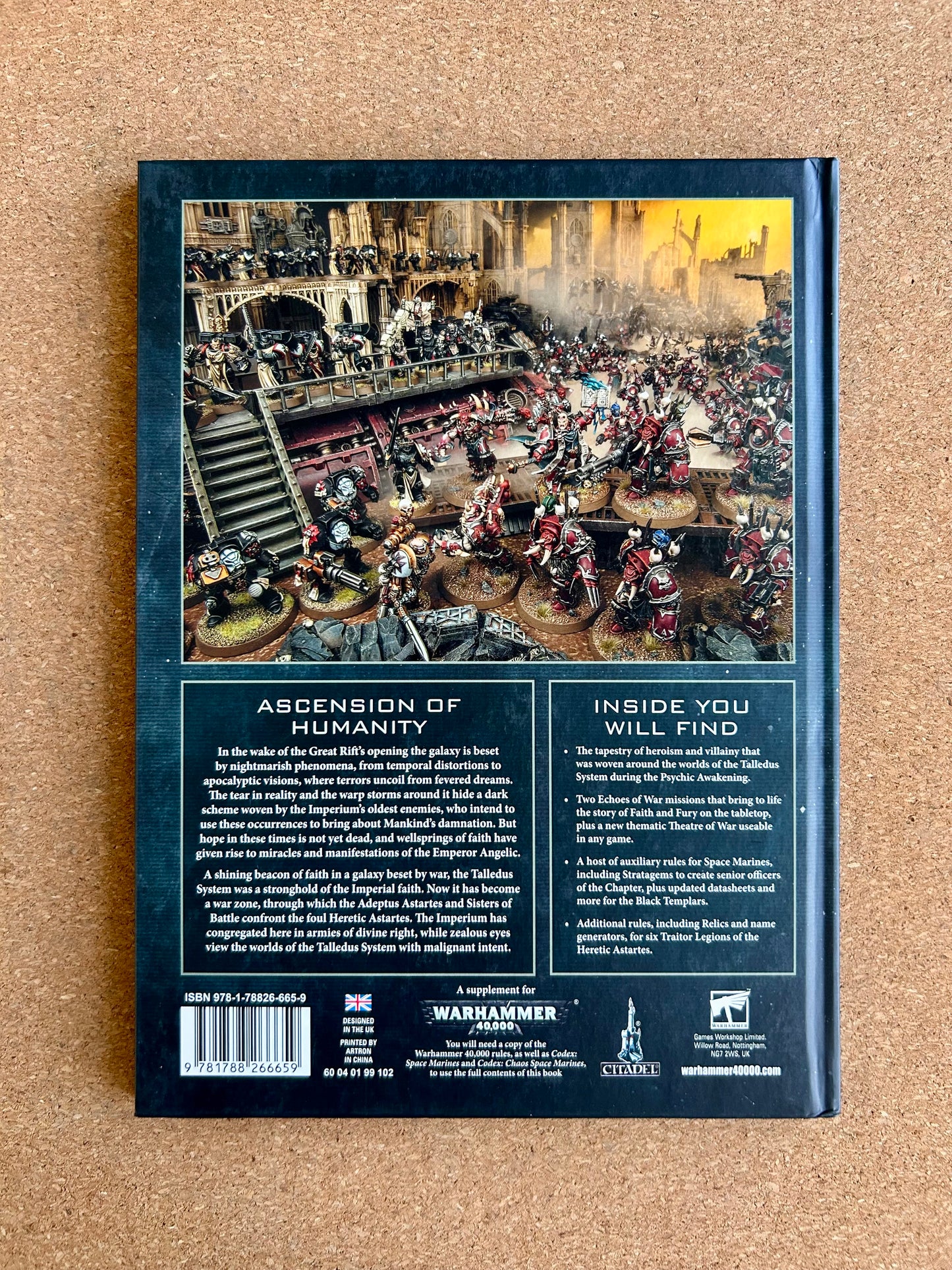 Warhammer 40K 8th Edition - Psychic Awakening Faith & Fury - Games Workshop Hardcover (2019)
