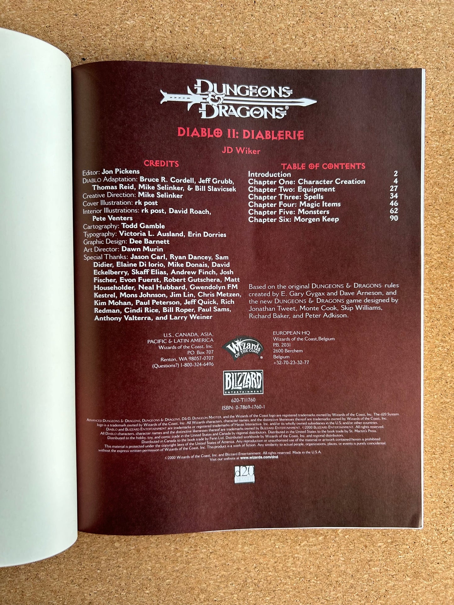 Dungeons & Dragons Accessory 3.0/3.5 - Diablo II: Diablerie - TSR11760 - Paperback (2000)