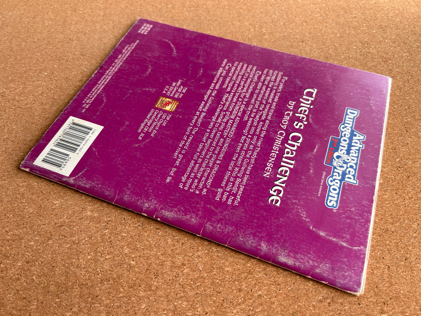 Advanced Dungeons & Dragons - Thief’s Challenge - TSR9420 HHQ2 - Paperback (1993)