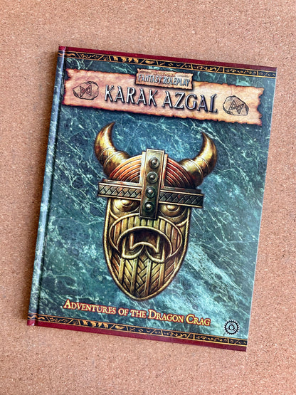 Warhammer Fantasy Roleplay 2nd Ed - Karak Azgal Adventures of the Dragon Crag - Black Library Hardcover (2005)