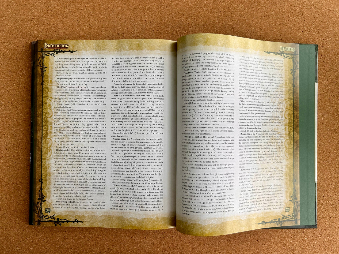 Pathfinder First Edition - Bestiary - Paizo Hardcover (2011)