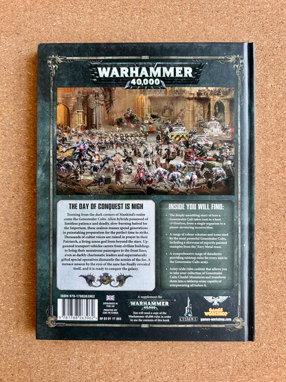 Warhammer 40K 8th Edition - Genestealer Cults Codex - Games Workshop Hardcover (2019)