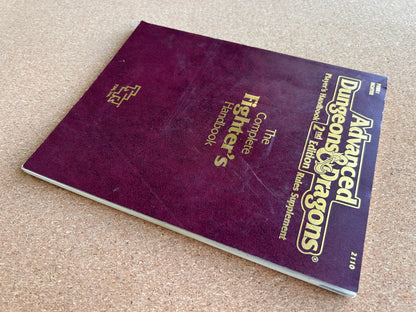Advanced Dungeons & Dragons - The Complete Fighter’s Handbook - PHBR1 TSR2110 - Paperback (1989)