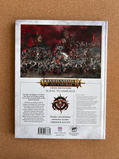 Warhammer Age of Sigmar 2nd Edition - Chaos Battletome Slaves to Darkness - Hardcover (2019)