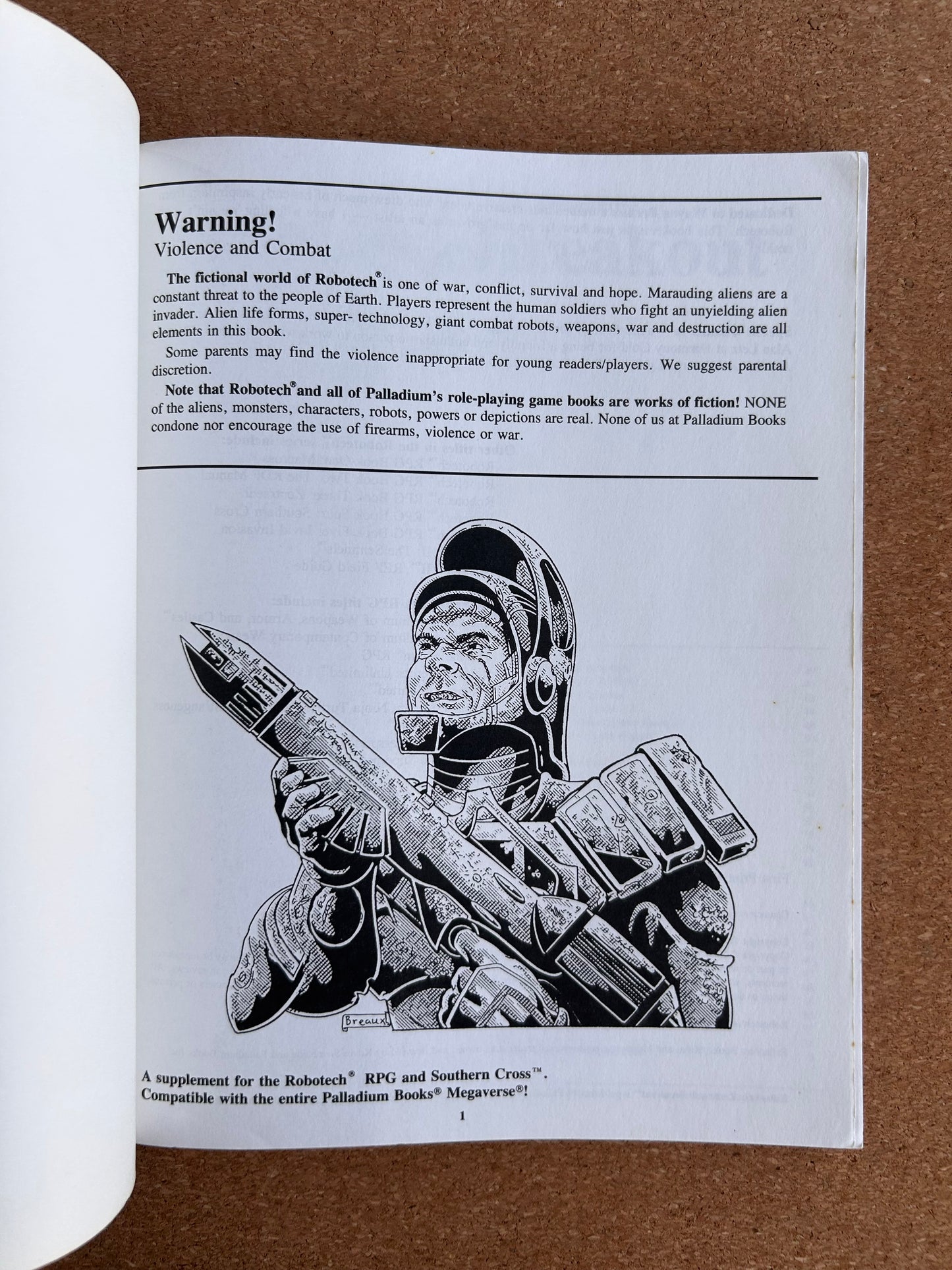 Robotech: RPG Adventures: Zentraedi Breakout - Palladium Paperback (1994)