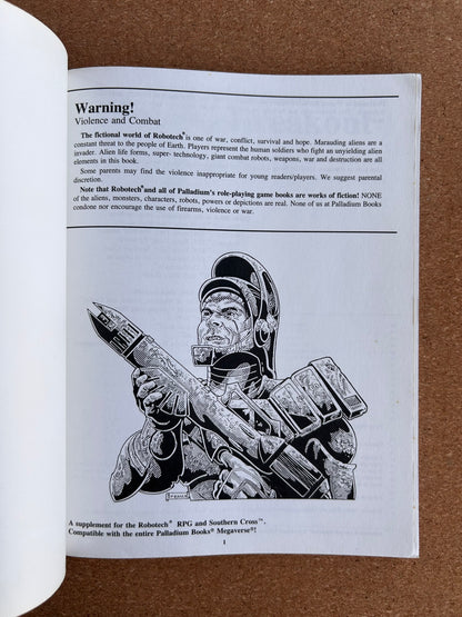 Robotech: RPG Adventures: Zentraedi Breakout - Palladium Paperback (1994)