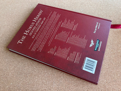 Warhammer 40K The Horus Heresy - Legiones Astartes Age of Darkness Army List - Games Workshop Hardcover (2016)