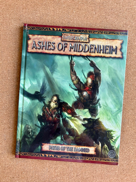 Warhammer Fantasy Roleplay 2nd Ed - Paths of the Damned Ashes of Middenheim  - Black Library Hardcover (2004)