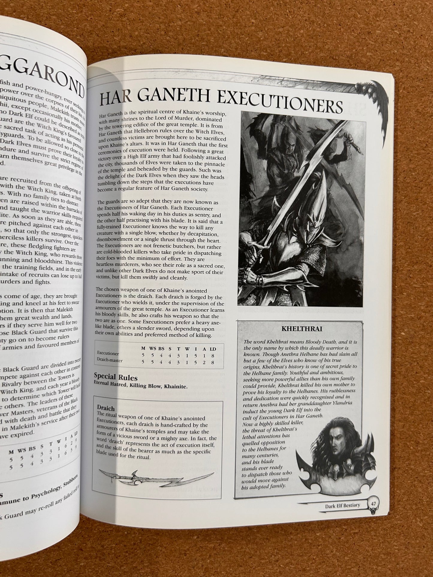 Warhammer Fantasy Armies Codex - Dark Elves - Games Workshop Paperback (2008)