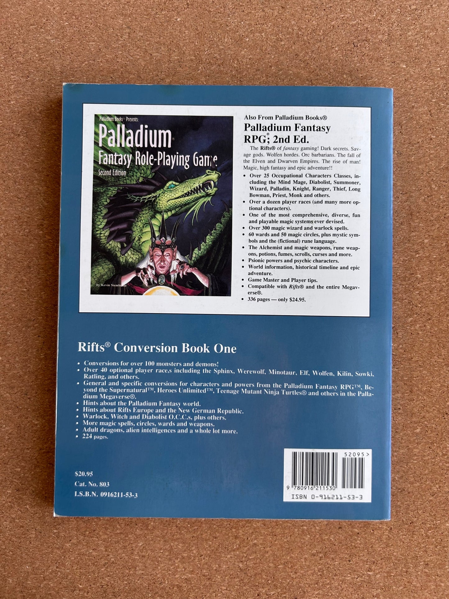 Rifts Conversion Book - Palladium Books Paperback (1996)