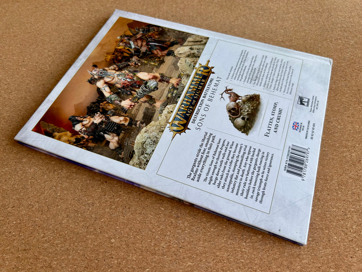 Warhammer Age of Sigmar 2nd Edition - Destruction Battletome Sons of Behemat - Hardcover (2020)