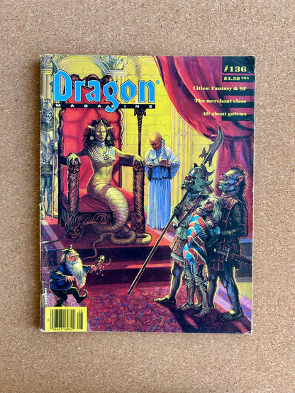 Dragon Magazine Issue #136 - TSR Magazine (August, 1988)