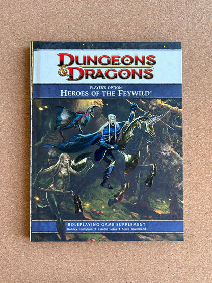 Dungeons & Dragons 4th Edition - Player’s Option: Heroes of the Feywild - WOTC Hardcover (2011)