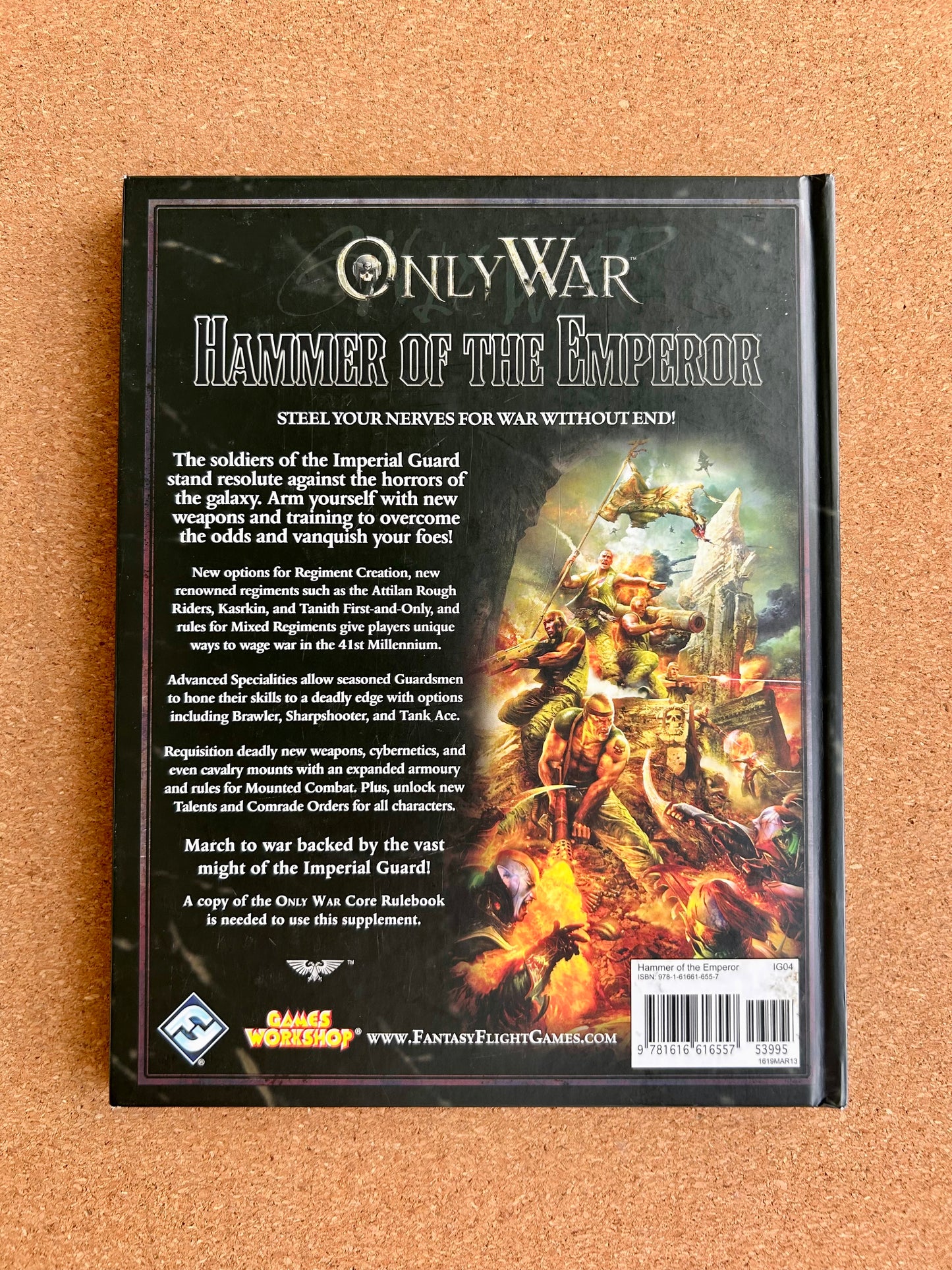 Warhammer 40K Roleplay: Only War - Hammer of the Emperor - Hardcover (2013)