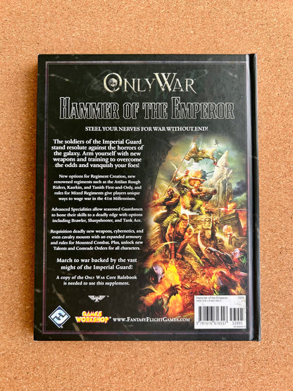 Warhammer 40K Roleplay: Only War - Hammer of the Emperor - Hardcover (2013)