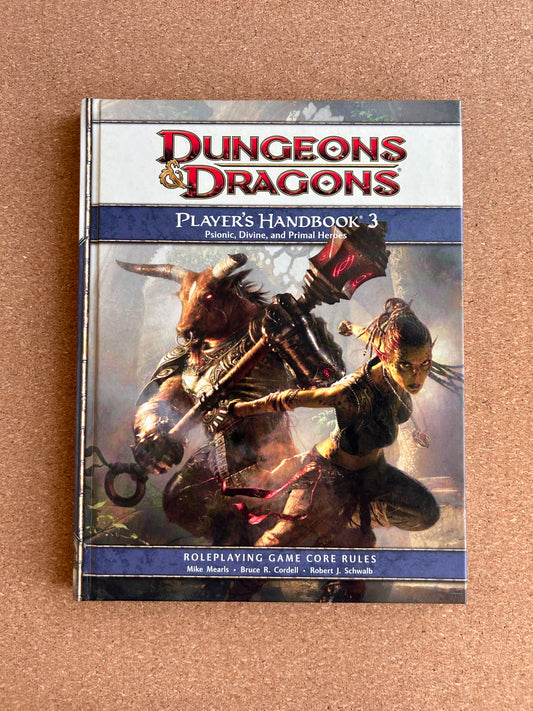 Dungeons & Dragons 4th Edition - Player’s Handbook 3 - WOTC Hardcover (2010)