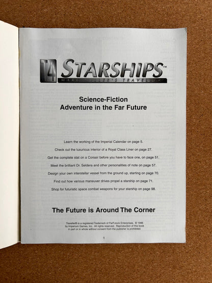 Mark Miller’s Traveller 4th Edition - Starships - Paperback (1996)