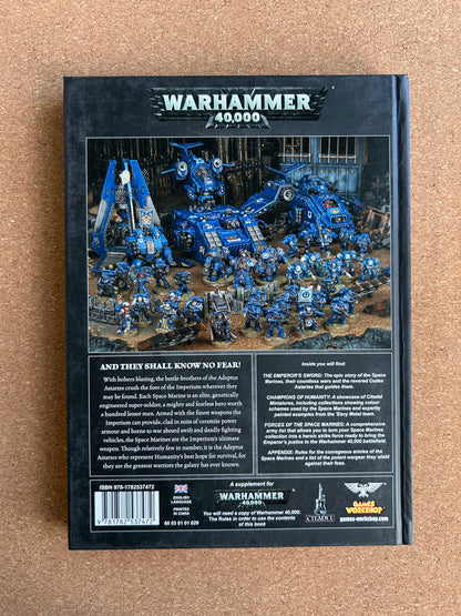 Warhammer 40K 7th Edition - Space Marines Codex - Games Workshop Hardcover (2015)