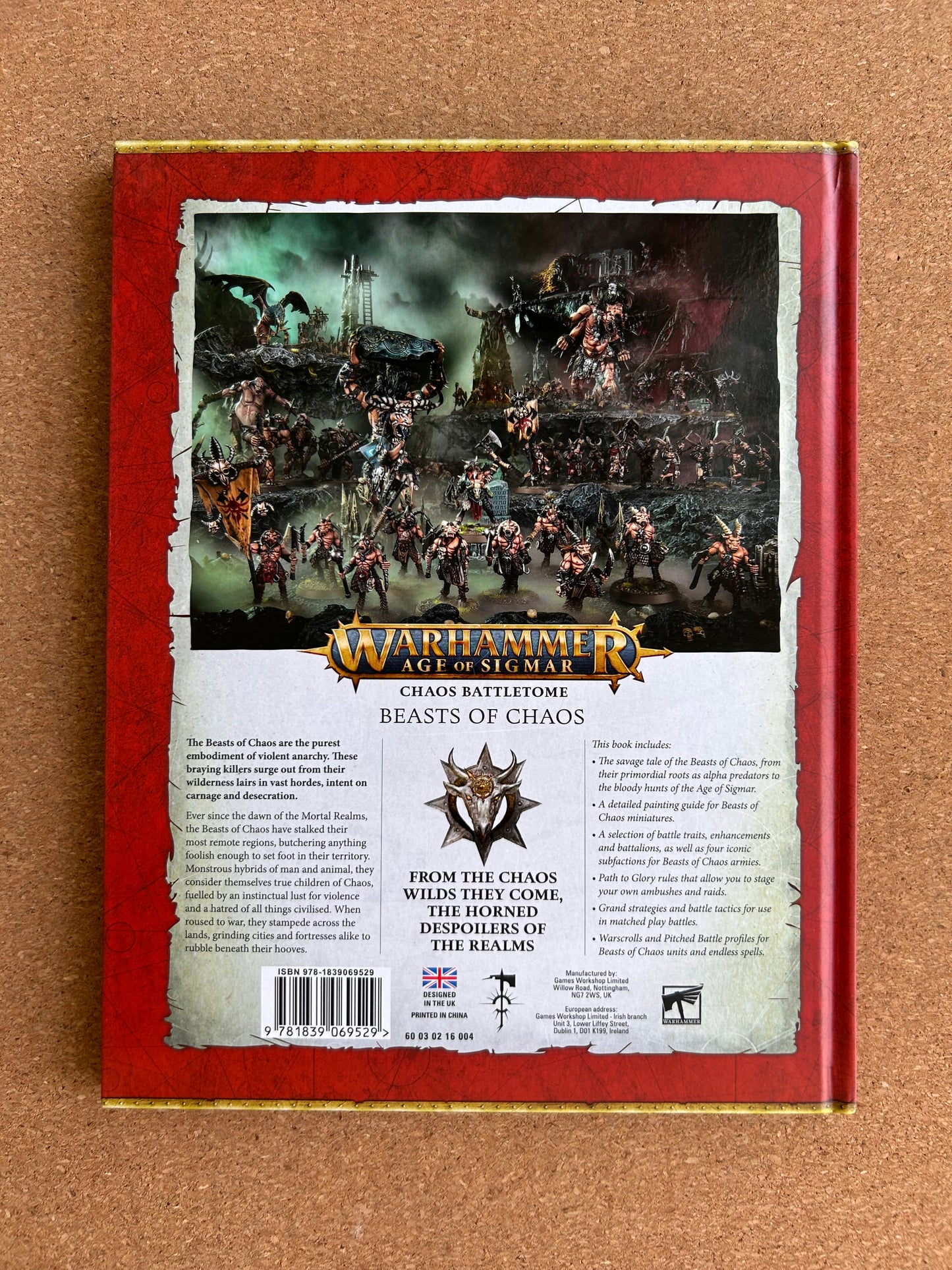 Warhammer Age of Sigmar 3rd Edition - Chaos Battletome Beasts of Chaos - Hardcover (2023)