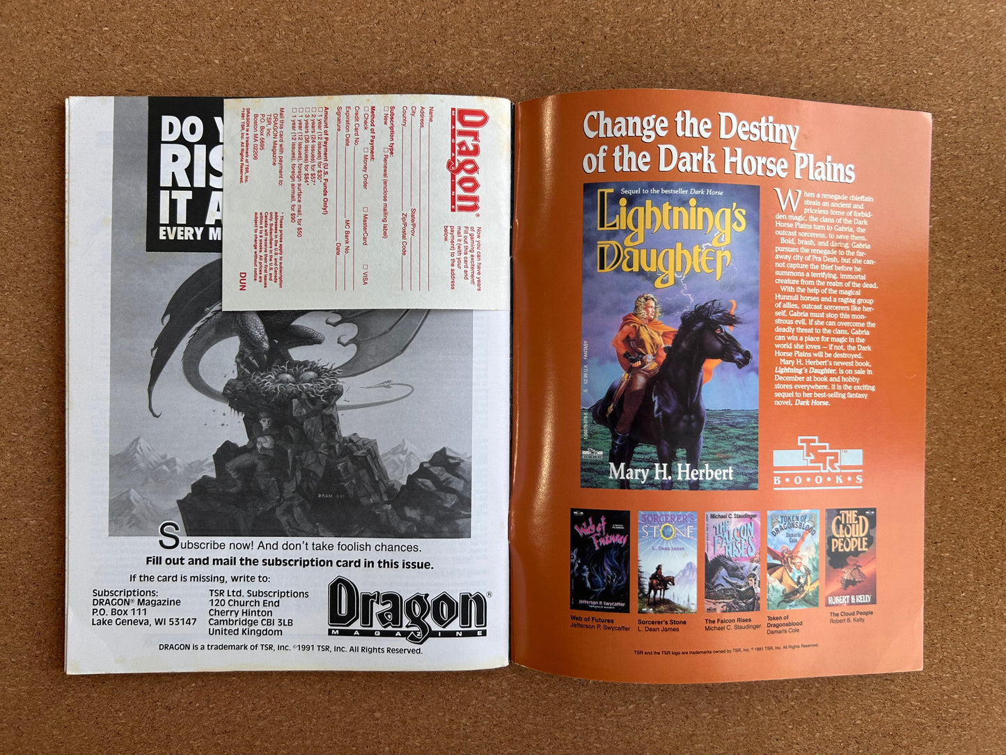 Dungeon Magazine Issue #32 - TSR Magazine (November/December, 1991)