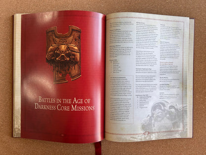 Warhammer 40K The Horus Heresy - Legiones Astartes Age of Darkness Army List - Games Workshop Hardcover (2016)