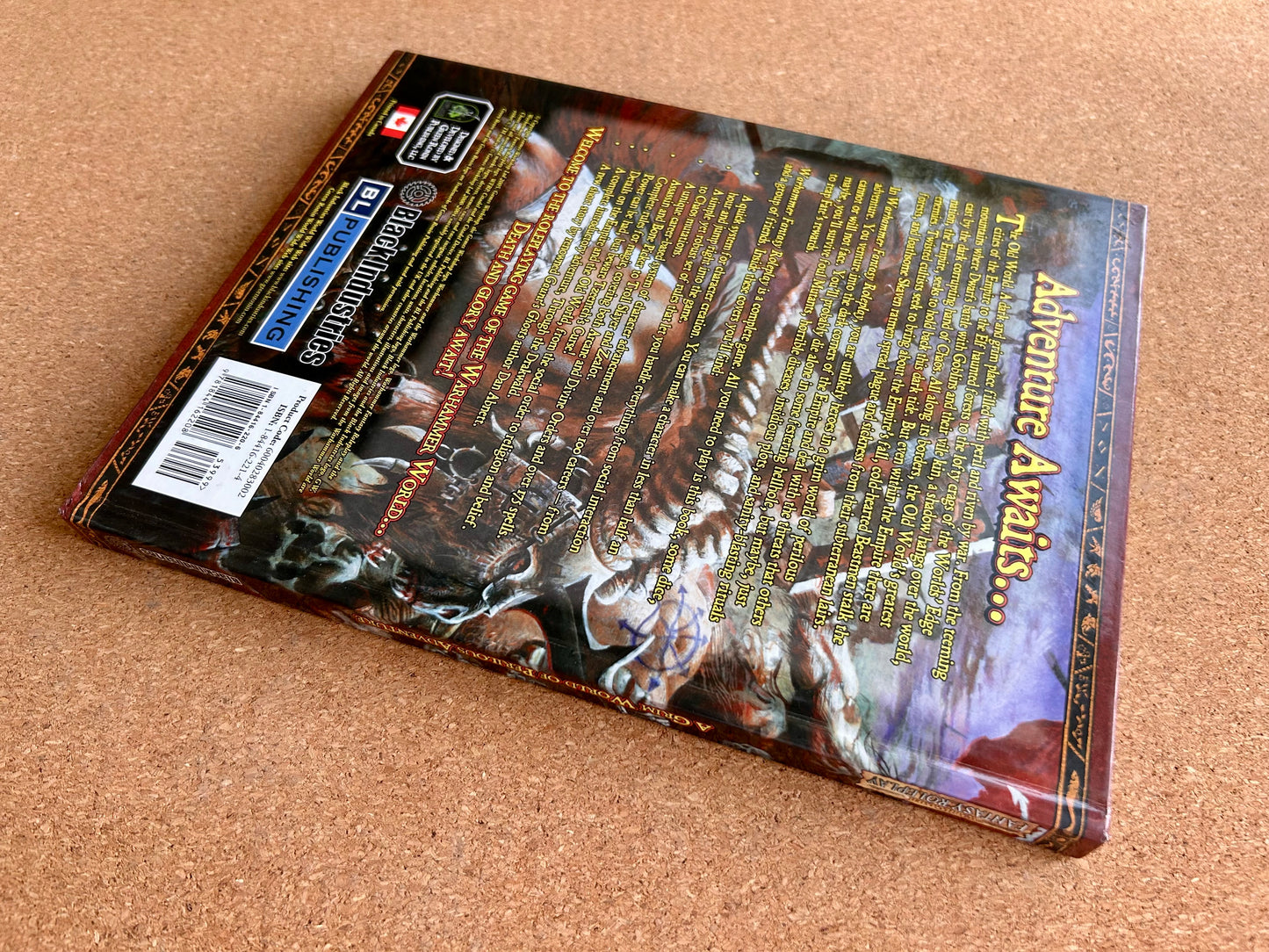 Warhammer Fantasy Roleplay 2nd Ed - Core Rulebook  - Black Library Hardcover (2005)