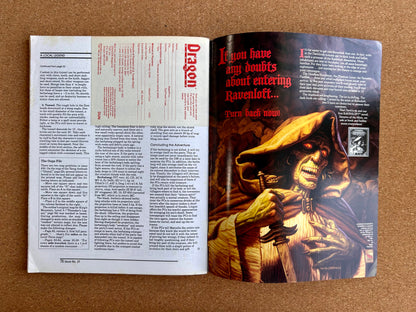 Dungeon Magazine Issue #31 - TSR Magazine (SEPT/OCT, 1991)