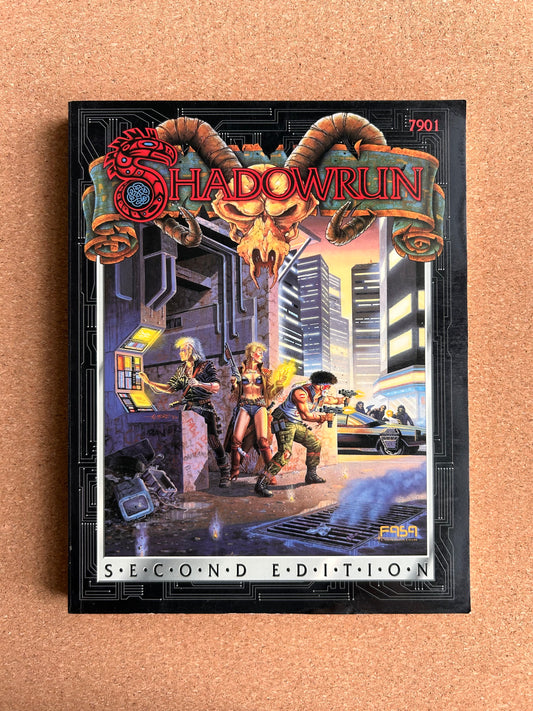 Shadowrun Second Edition - Core Rulebook 7901 - FASA Paperback (1992)