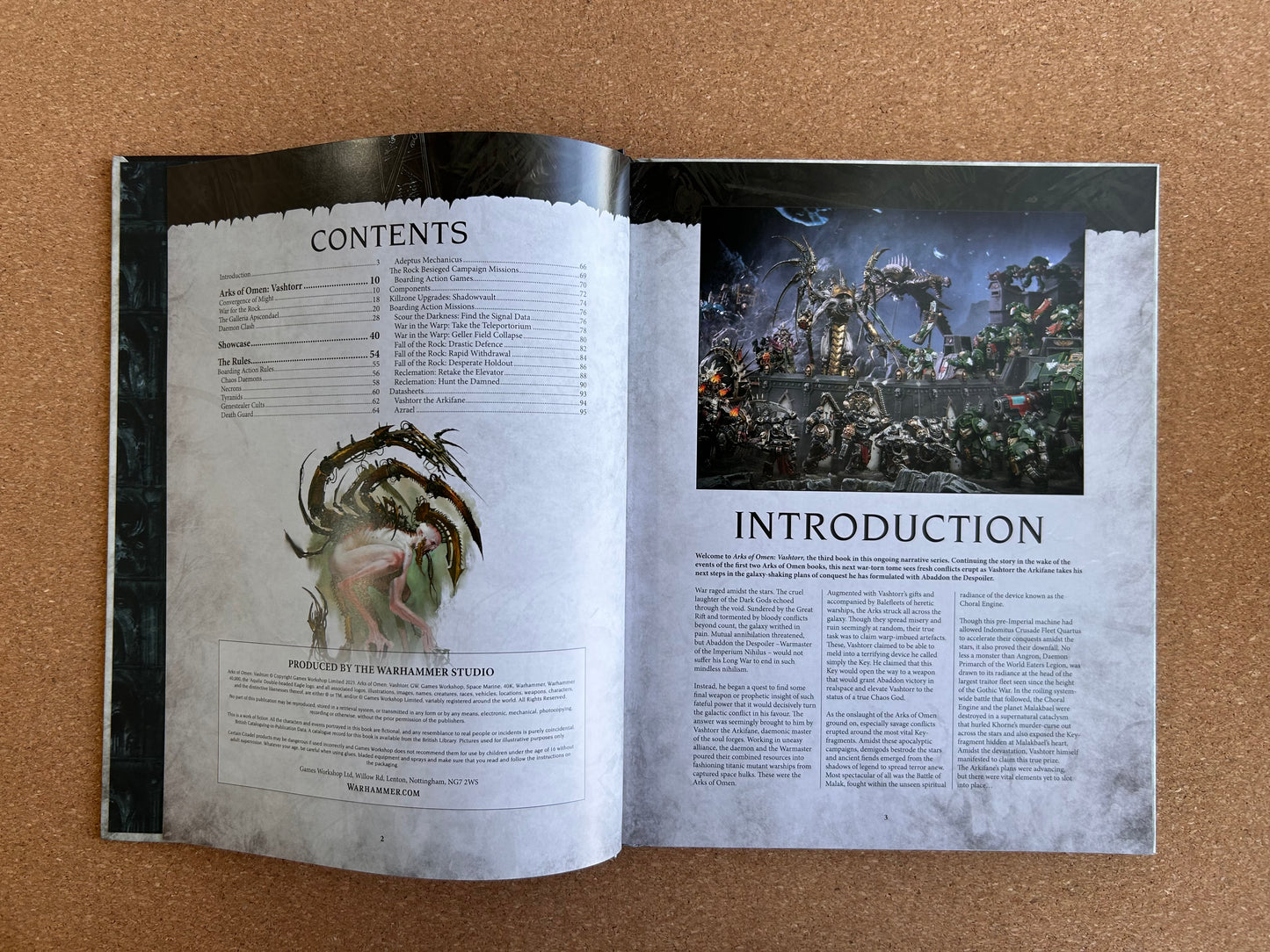Warhammer 40K Arks of Omen: Vashtorr - Games Workshop Hardcover (2023)