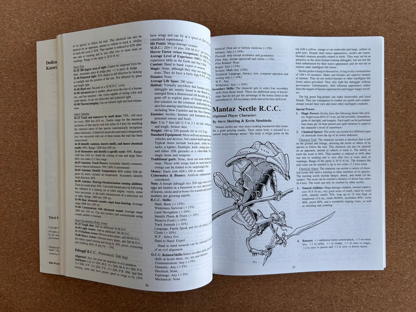 Rifts World Book Three: England - Palladium Books Paperback (1995)