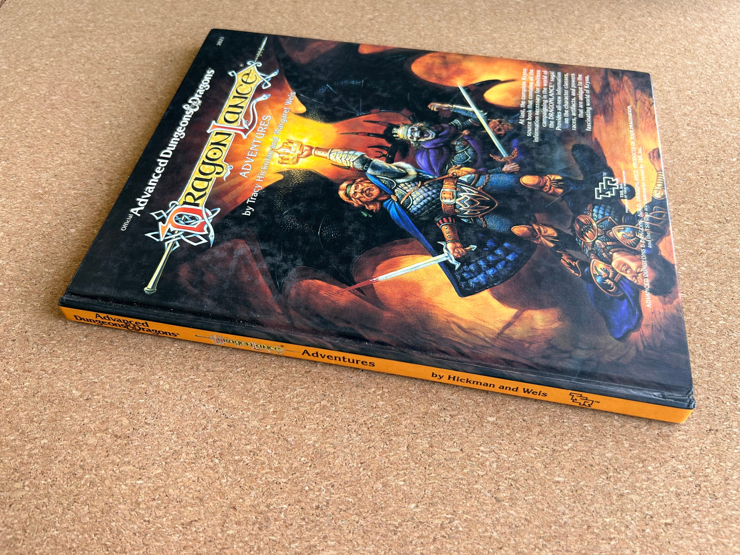 Advanced Dungeons & Dragons - Dragonlance Adventures TSR2021 Hardcover (1987)