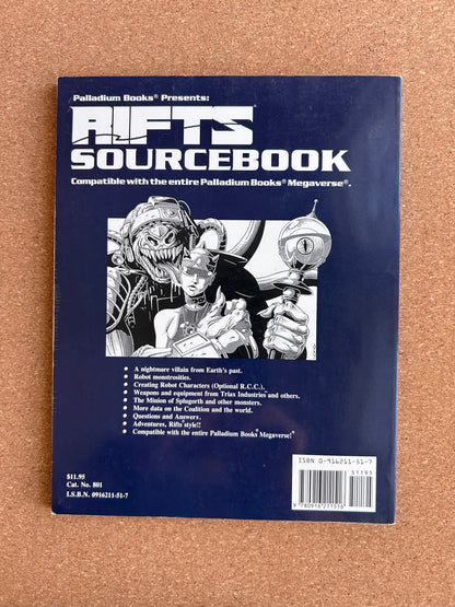 Rifts Sourcebook - Palladium Books Paperback (1995)